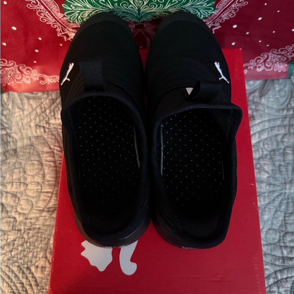Puma Sofie2 Black slip on sneaker 8 - Picture 10 of 12